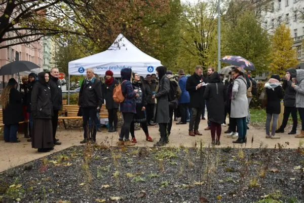 Park Jaroslava Meda – revitalizace prostoru před KTF UK