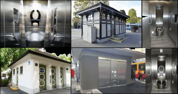 Moderní samočisticí veřejné záchody zdarma