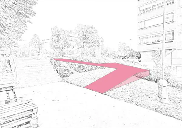 PŘÍSTUPNÁ ŠKOLA – PROPOJENÍ NÁMĚSTÍ NA SANTINCE a HANSPAULKY – PROSTOR PRO KOMUNITNÍ SETKÁVÁNÍ